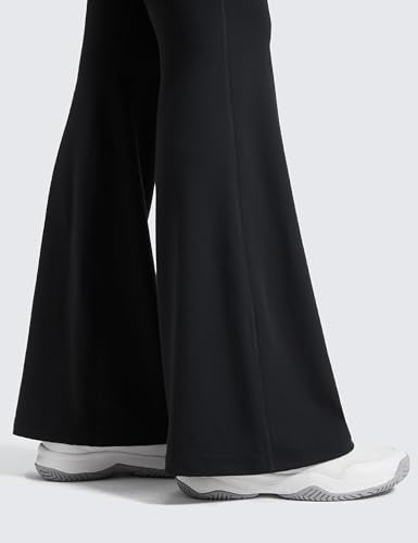 CRZ YOGA Maternity Flare Legging Pocket 29''/31''/33'' - color: Black, size: Medium
