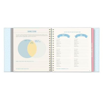 Studio Oh! Pregnancy Journal Bump for Joy Hardcover 9 x 9 in Books Blue - color: Blue