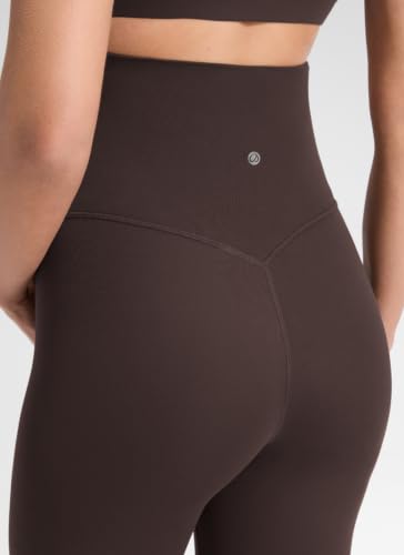 CRZ YOGA Maternity No Front Seam Legging 25" - color: Clay Brown, size: X-Large