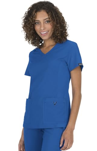 KOI Women's 374 Katie Top - color: Royal, size: 3X-Large
