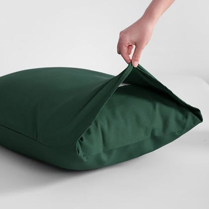 NTBAY Microfiber Queen Pillowcases, 4 Pack, 20 x 30, Dark Green - color: Dark Green, size: Queen (20" x 30")