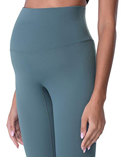 POSHDIVAH Maternity Leggings for Women Pregnancy Yoga Pants - color: Blue, size: Medium