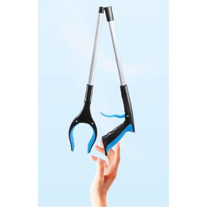 34" Grabber Tool - 2 Pack 34 Inch Long Foldable Grabbers for Elderly Grab It Reaching Tool with Rotating Jaw +Magnets, Grabber Pickup Tool, Heavy Duty Grabber Reacher Tool