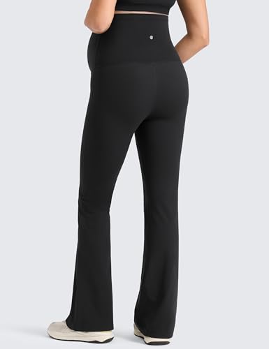 CRZ YOGA Maternity Flare Leggings 31" - color: Black, size: Small