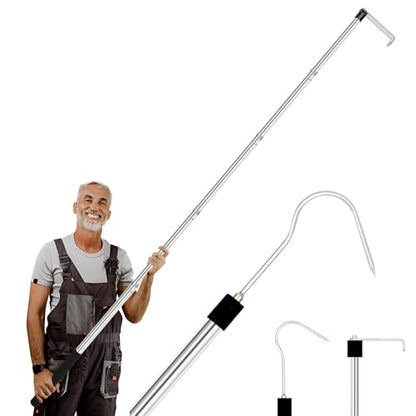 Truck Cargo Grabber - 34-70" Sturdy Pickup Truck Bed Cargo Retrieval Pole