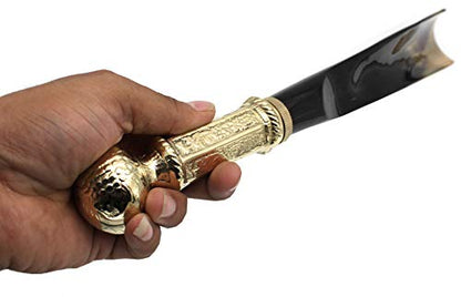 Shoe Horn 16" Brass Handle for Men, Women, Seniors, Pregnancy, Elderly