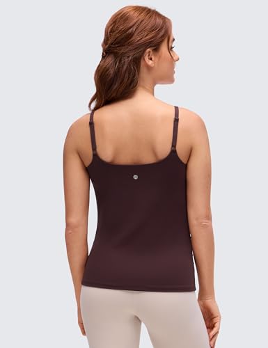 CRZ YOGA Maternity Nursing Tank Tops - color: Ripe Plum, size: X-Large
