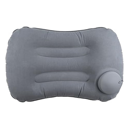 Inflatable Camping Pillow, Ultralight Travel Air Pillows for Camping (Grey) - color: 1 X Grey