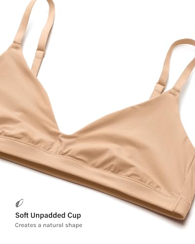INLYRIC Women's Scoop Bralette No Padding - color: Black, size: X-Small