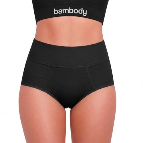 Bambody Period Underwear for Women Absorbent Period Panties Bamboo Rayon - size: Small