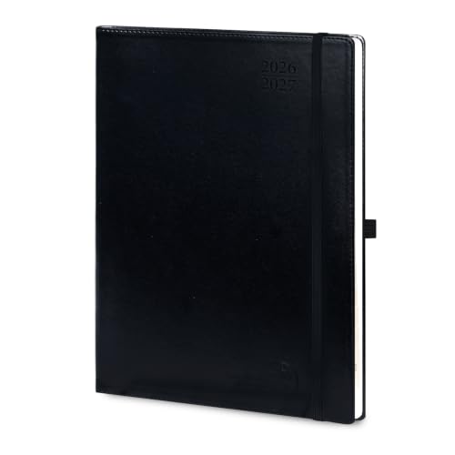 POPRUN Planner 2026-2027, 8.25" x 11.75" Academic Weekly Calendar Planner - color: Black, size: Large 8.25'' x 11.75'', style: Weekly Layout & Jul.2026-Jun.2027