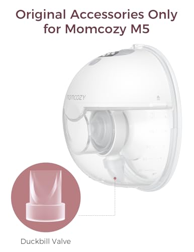 Momcozy M5 Original Replacement Accessories, Duckbill Valves 4 PCS - size: M5-Duckbill Valve*4