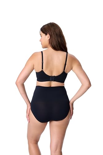 Motherhood Maternity Women's Wireless Clip Down Seamless Nursing Bra for Breastfeeding - color: Black Soot, size: Medium