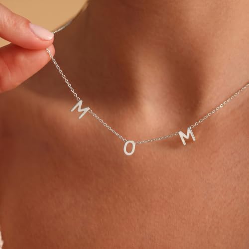 SKQIR Mama Necklaces for Women with Message Card - color: Silver AUNTIE