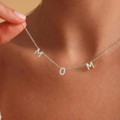 SKQIR Mama Necklaces for Women with Message Card - color: Silver MIMI