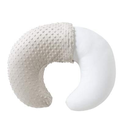 Nursing Pillow and Body Positioner with Premium Slipcover - color: Sand
