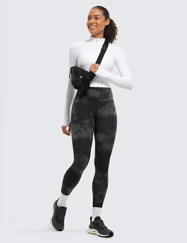 CRZ YOGA Butterluxe Leggings 25" - color: Grey Tie Dye, size: Medium