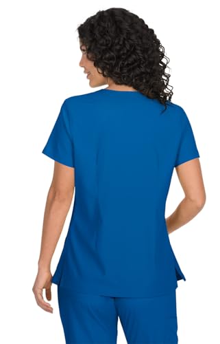 KOI Women's 374 Katie Top - color: Royal, size: Large
