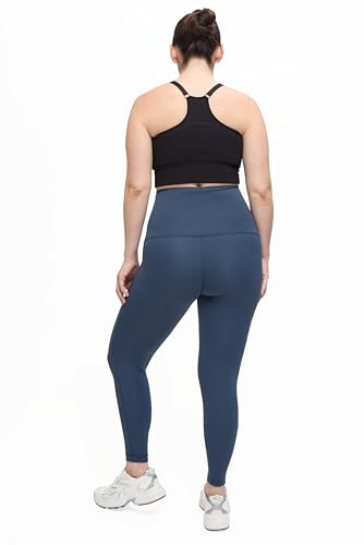 Ingrid & Isabel Basics Postpartum Compression Leggings - color: Rainstorm Blue, size: X-Large