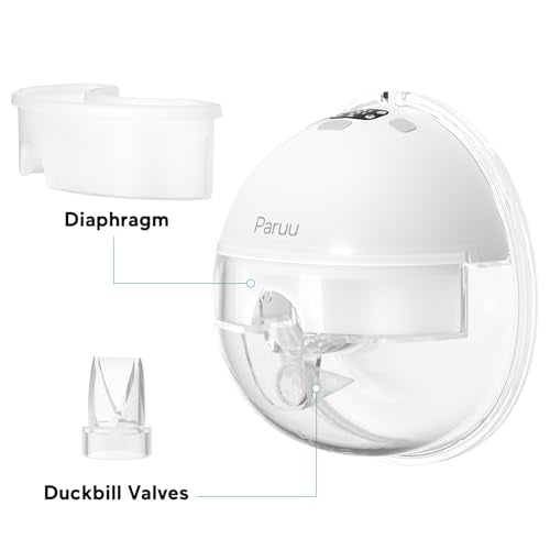 Paruu P16 Diaphragm & Valve Replacement, Only for P16 Wearable Breast Pump, 2 Pack Sets Original Accessories - size: 2 Pack Set