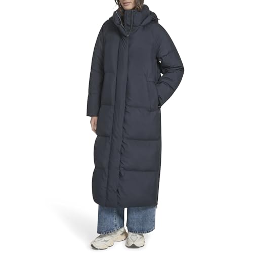 Levi's Women's Cloud Puff Extra Long Puffer Jacket Coat - color: Navy, size: X-Small