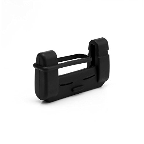 Car Safety Belt Buckle Covers, 2PCS Universal Seat Belt Clips Cover, Anti-Scratch Silicon Seat Belt Buckle Protector, Car Interior Accessories (Black)
