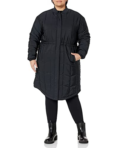Amazon Essentials Women's Oversized Quilted Coat (Available in Plus Size) - color: Black, size: Small