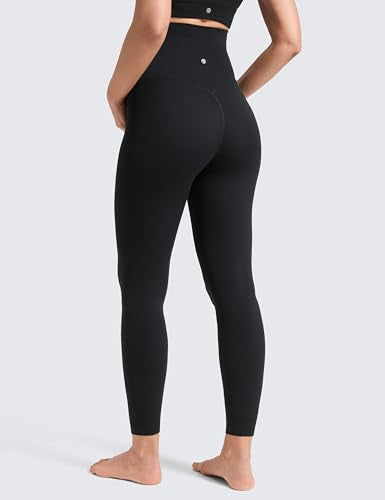 CRZ YOGA Maternity No Front Seam Legging 25" - color: Black, size: X-Large