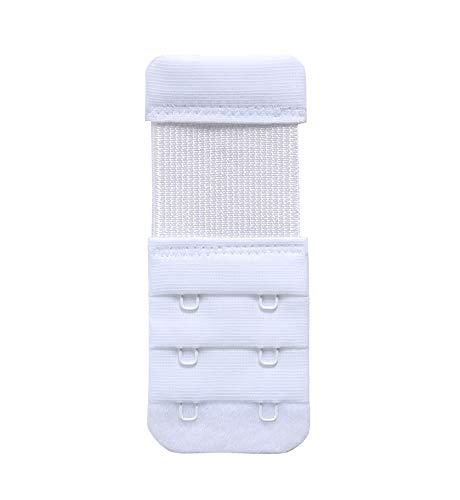 Women's Bra Extenders 4 Hook / 3 Hook / 5 Hook / 2 Hook Soft Comfortable Stretchy Bra Extension Strap - color: 3 Color, 2 Hook 3/4" Spacing