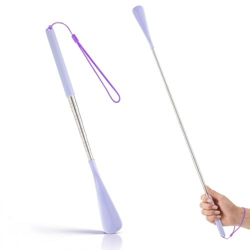 Adjustable Telescoping Shoe Horn - color: Purple