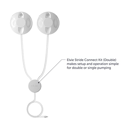 Elvie Stride Connect Kit - Double - Breast Pump & Breastfeeding Essentials - Accessories for Breastmilk Storage & Pumps - style: Connect Kit