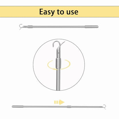 Draw Rod for Cordless Roller Shade Blinds 17.5"-31.5" - size: 0.4"W x 17.5"H