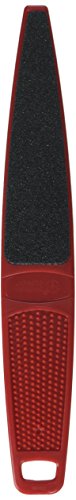 Flowery Original Swedish Clover Red Foot File, Pedicure Foot Scrubber, 60/100 Grit - RED