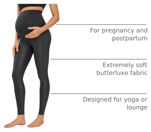 CRZ YOGA Maternity Leggings 28 - color: Black Classic, size: X-Small