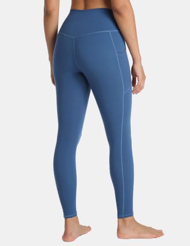 Colorfulkoala Essential 7/8 Leggings with Pockets - color: Blue Grouper, size: X-Large