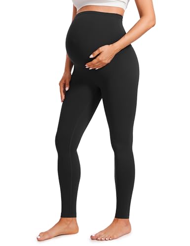 CRZ YOGA Maternity Extra Long Leggings 30'' - color: Black, size: Small