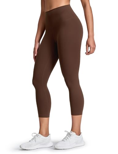HeyNuts Workout Pro Leggings 21" - color: Java Coffee, size: Small