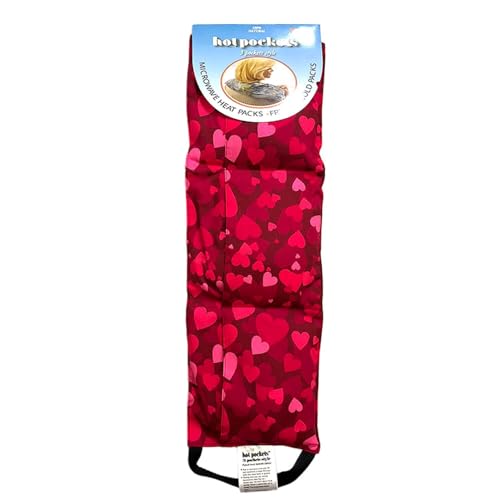Hot Pockets Microwaveable Hot & Cold Heating Pad 3 Pockets Style for Neck, Shoulder, Elbow, Knee, Stomach & Lower Back – Reusable & Washable for Comfort & Relaxation - Happy Hearts - style: Happy Hearts