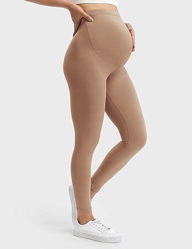Buttergene 1 Pack Buttery-Soft Maternity Leggings - color: Cocoa, size: X-Large