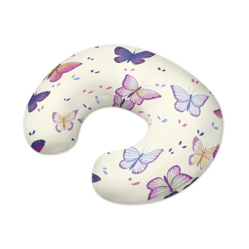 Butterfly Nursing Pillow Cover, Pillow Slipcover for Boppy Baby Girls Boys Newborn, Breastfeeding Pillow Cover for Baby - color: Butterfly, size: 1 pack