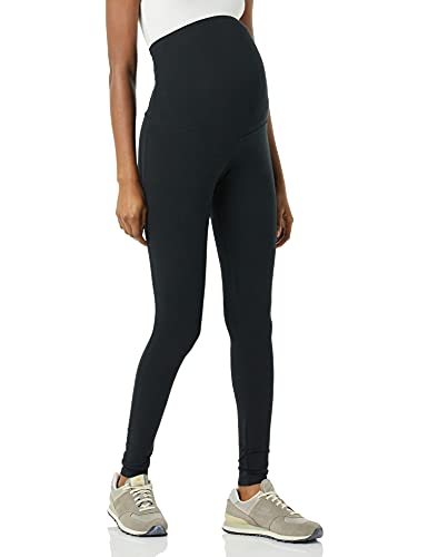 Amazon Essentials Women's Comfortable Over The Belly Maternity Leggings, Stretchy Cotton Pregnancy Pants - size: X-Small