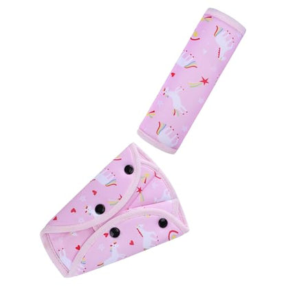 COOLBEBE Kids Seat Straps Cover Pad, Pink - color: Pink