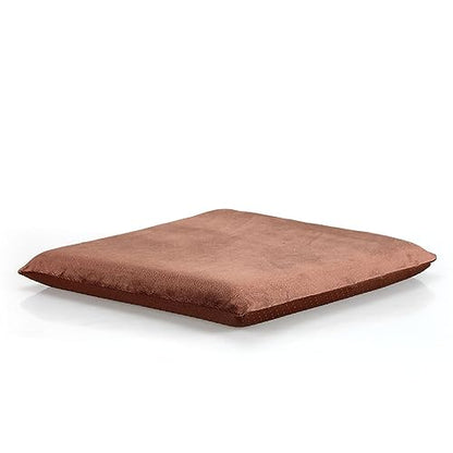 Augld Square Memory Foam Chair Cushion 16x16 in Coffee - color: Coffee, size: 16x16 In