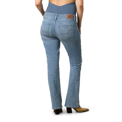 Levi Strauss Signature Gold Women's Maternity Comfort-Stay Bootcut Jeans - color: (New) Aromatic Air, size: Medium