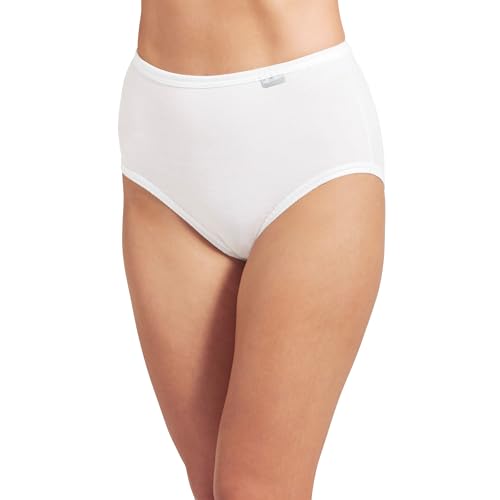 Jockey Women's Underwear 100% Cotton Elance Brief - 3 Pack - color: White, size: 6