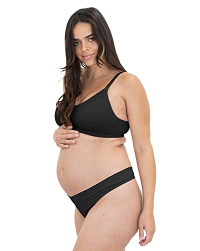 Kindred Bravely Maternity Thong Panties | Under the Bump Maternity Thong 2-Pack - size: Small-Medium