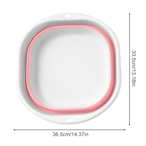 Large Size 36.5x33.5x25cm Foldable Collapsible Face Basin – Portable Sink for Dorm, Travel, Camping