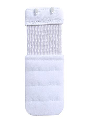 SAMGU Women's Bra Extenders 2 Hook/3 Hook/4 Hook/5 Hook/6 Hook Soft Stretchy - color: 2 Hook 1/2 Inch, White Color