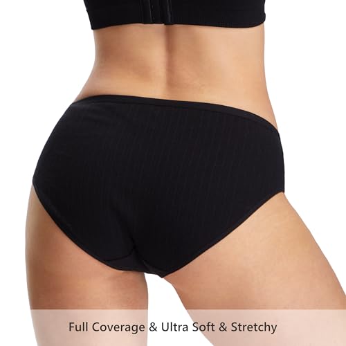 HBselect Maternity Underwear Cotton Healthy Comfort Maternity Panties - color: 6pack-multicoloured-a, size: Medium