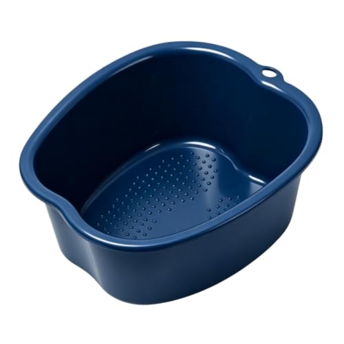 Ytterbium Foot Soaking Basin, Large Massage Foot Soaking Tub-Black - color: Black